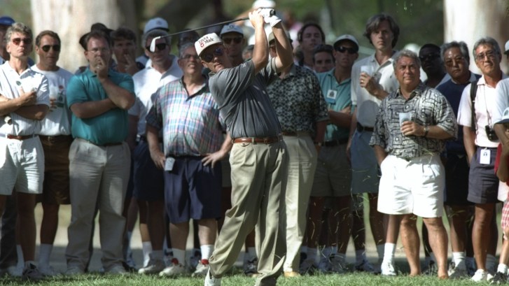 golfer Michael Bradley choking at the 1995 PGA Championship