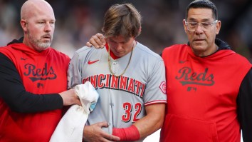 Cincinnati Reds Rookie Breaks Forearm Crashing Into Wall On Divisive Play That Split MLB