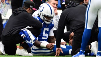Anthony Richardson Inactive For Indianapolis Colts After Hitting Himself In The Eye With A Resistance Band