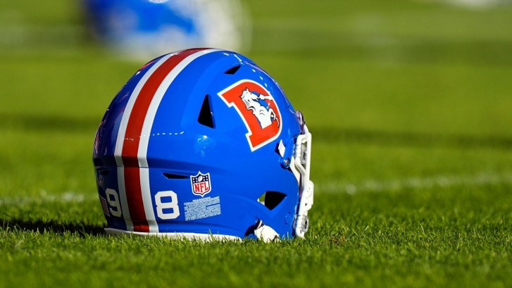 Denver Broncos helmet