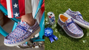 The New Pabst Blue Ribbon Shoes From HEYDUDE Are Speaking To Wisconsinites Like Me