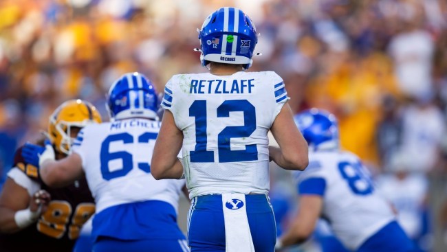 BYU quarterback Jake Retzlaff