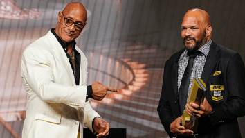 ‘It Was A Privilege To Play Him’ The Rock Praises MMA Legend Mark Kerr At UFC Hall Of Fame