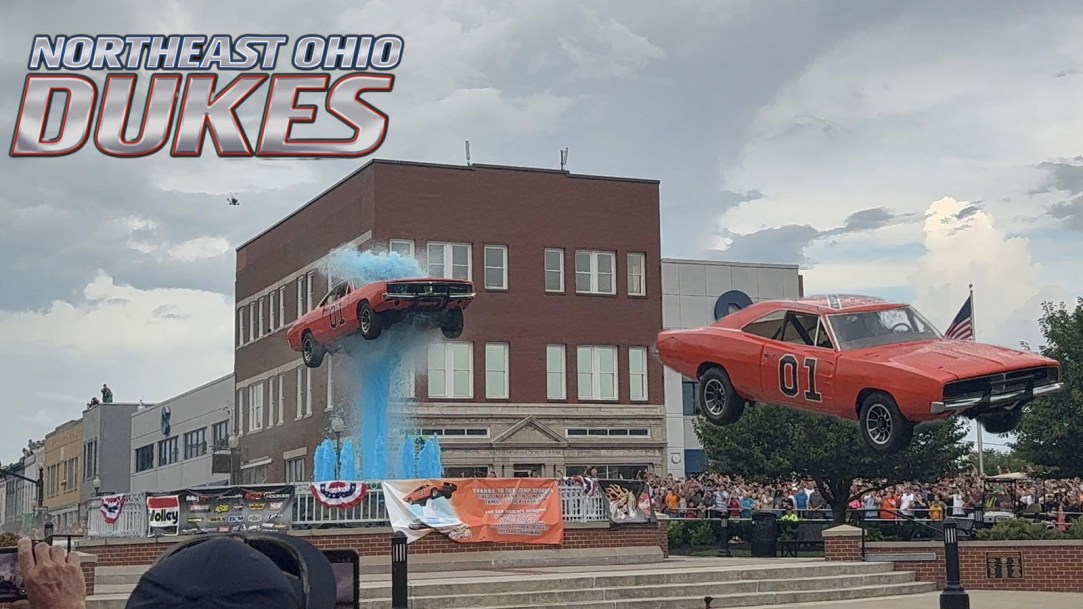 General Lee Fountain Jump Kentucky Cameraman POV Video