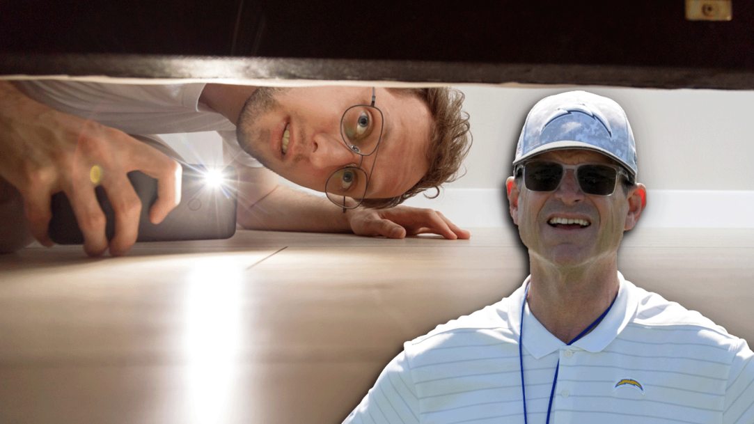 Jim Harbaugh Hide And Seek