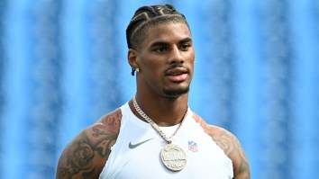 Bills WR Keon Coleman Threw Down Some Filthy Dunks While Dropping 60 Points In A Charity Basketball Game