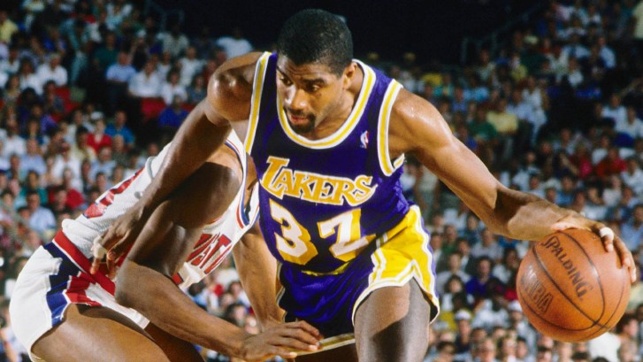 Magic Johnson during 1988 NBA Finals