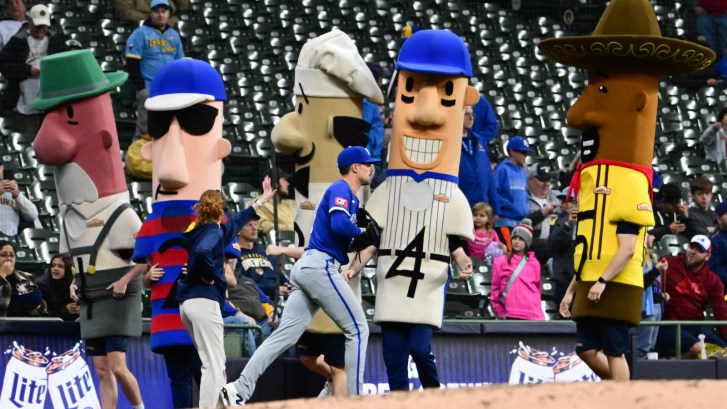 Sausage Race at the American Family Field