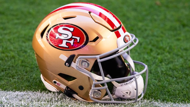 San Francisco 49ers helmet