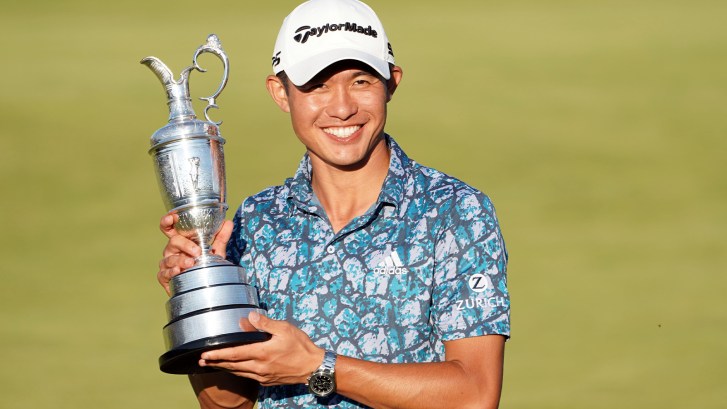 Collin Morikawa after winning 2021 British Open