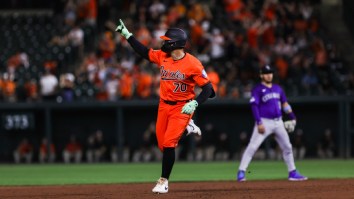 Orioles Slugger Mimics Adam Sandler With ‘Happy Gilmore’ Home Run During MLB Game