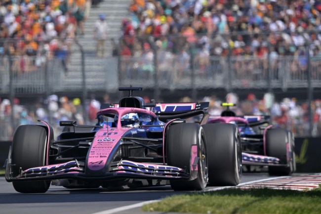 Jun 15, 2025; Montreal, Quebec, Canada; Alpine driver Pierre Gasly (10) races during the F1 Montreal Grand Prix at Circuit Gilles-Villeneuve.