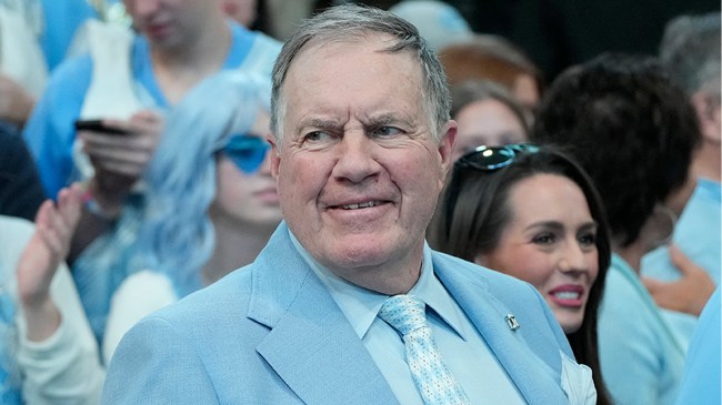 UNC football coach Bill Belichick