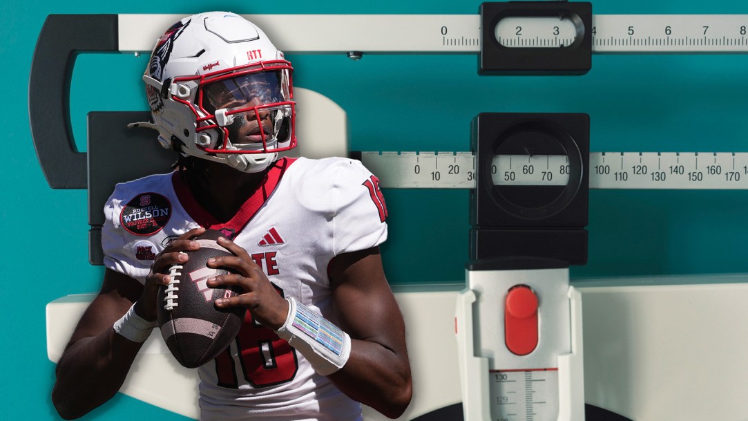 CJ Bailey NC State Weight Gain Quarterback Height