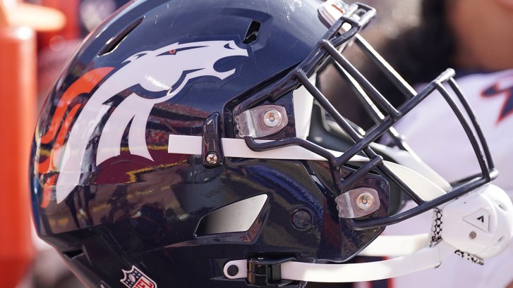 Denver Broncos helmet