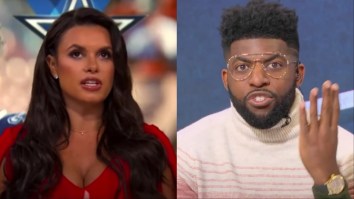 FS1 Cancels Shows Hosted Divisive Personalties And Alleged Lovers Joy Taylor And Emmanuel Acho, Taylor Let Go By The Network