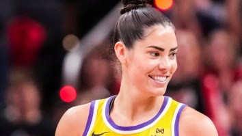Kelsey Plum Makes Caitlin Clark Fan Cover Up Fever Jersey At Sparks-Sky Game