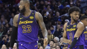 Bronny James Awkwardly Asked About LeBron’s Future With Lakers Amid Trade Rumors