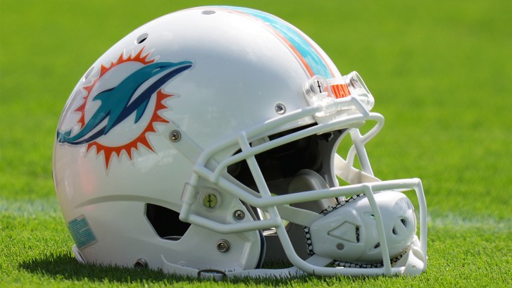 Miami Dolphins helmet