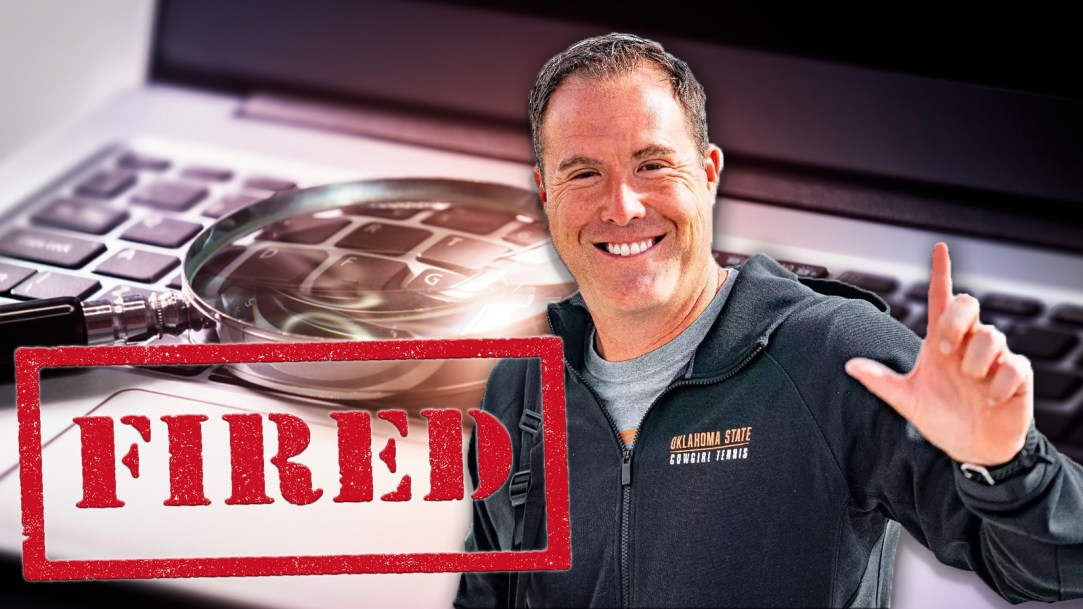 Oklahoma State Tennis Coach Fired Tampering Probation Punishment Chris Young