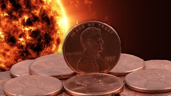 Can You Liquify A Copper Penny Using The Sun And A Lens From An Old TV? You Sure Can!