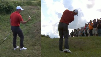 Golf Gods Reward Rory McIlroy With Epic Eagle After He Somehow Hit Two Balls On The Same Shot