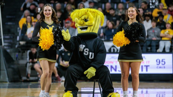 WuShock the Wichita mascot