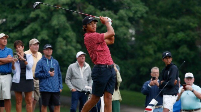 Charlie Woods at 2025 Junior PGA Championship