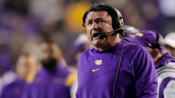 Former LSU Coach Ed Orgeron Used To Drink Enough Red Bull To Kill A Small Elephant