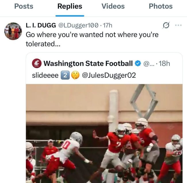 Julian Dugger dad X account