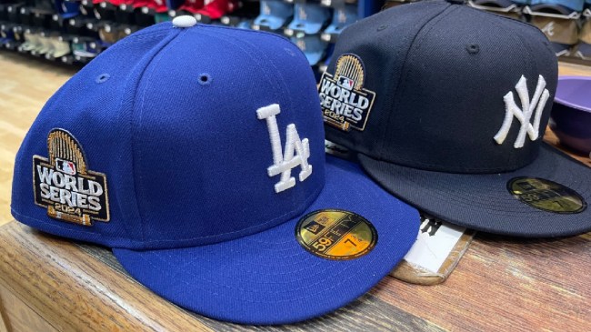MLB hats, Yankees Dodgers