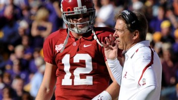 Nick Saban Threatens Former Alabama Quarterback Greg McElroy Over Speculation About Return To Coaching