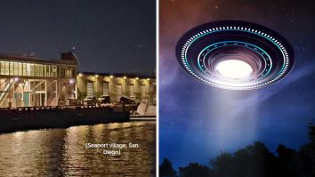San Diego Man Walks Along Pier At Night. Then He Claims To Have Filmed A UFO Flying Out Of The Water