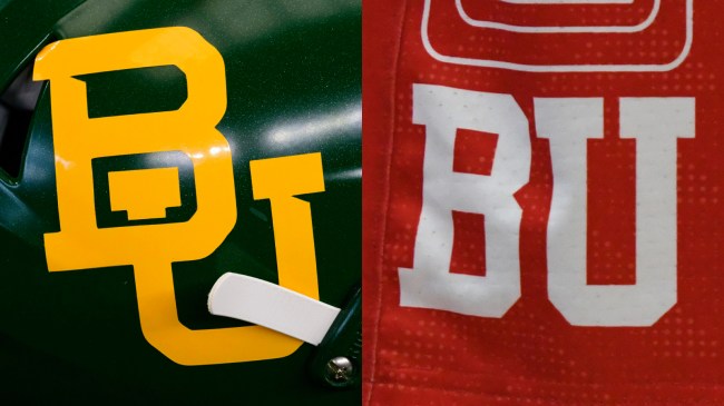 Baylor and Boston University logos