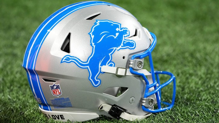 Detroit Lions helmet