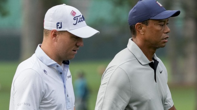Justin Thomas and Tiger Woods