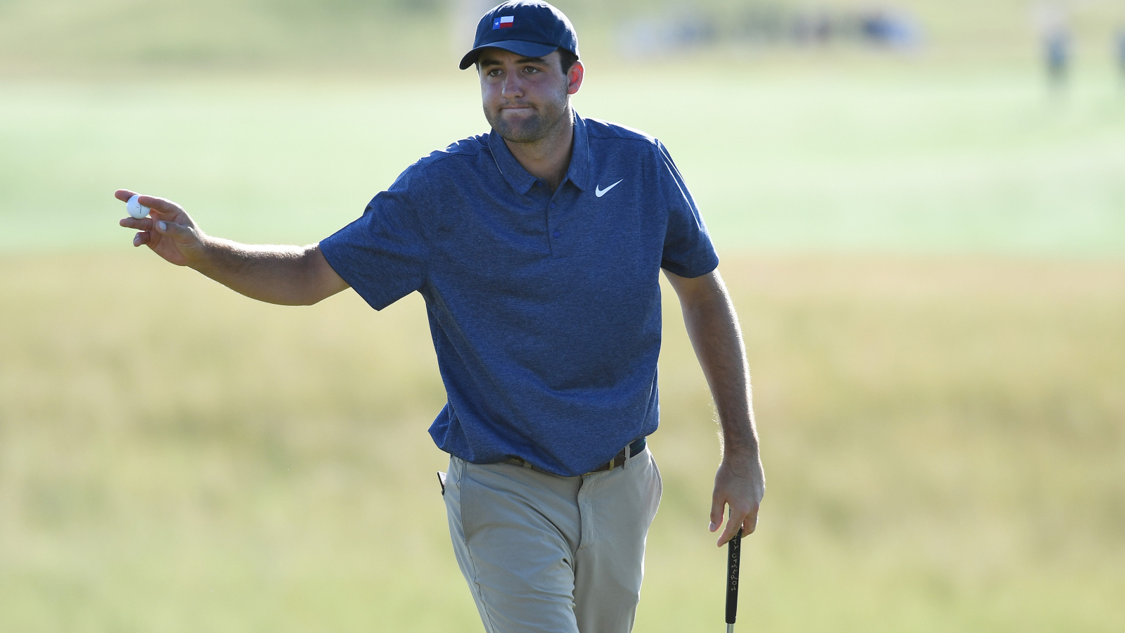 amateur golfer Scottie Scheffler at 2017 U.S. Open at Erin Hills