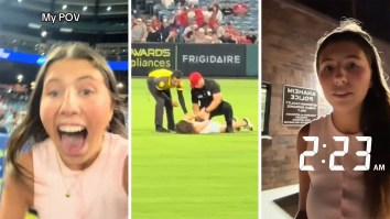 ‘Was There All Night’: Woman Runs On Field At The Cincinnati Reds Vs. Los Angeles Angels Game. Then She Shows The Repercussions
