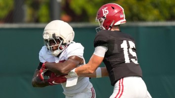 Alabama Deploying 5-Star WR As Scout Team QB So Ty Simpson Can Be Mediocre