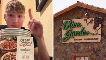 ‘You BETTER Have Tipped At Least 30%’: Competitive Eater Goes For Never-Ending Pasta At Olive Garden. You’ll Never Guess How Many Plates He Ate In 1 Hour