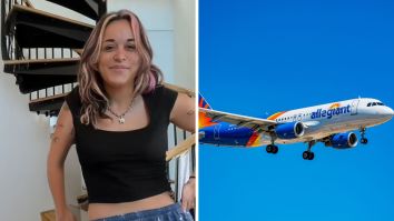‘I Was Huffing And Puffing Into It’: Allegiant Passenger Asks For Water But It Costs $4.50. So The Flight Attendant Hands Her Ice And Tells Her To Wait