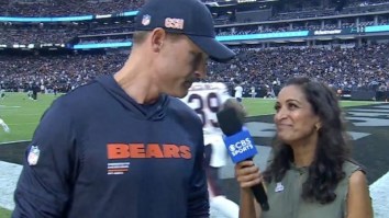 NFL Sideline Reporter Breaks Silence After Getting Stared Down By Bears HC Ben Johnson During Awkward Interview
