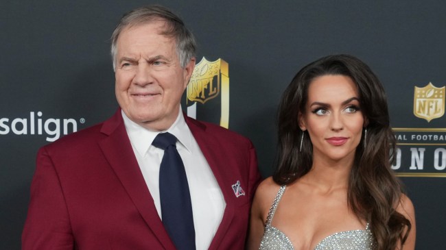Bill Belichick and Jordan Hudson