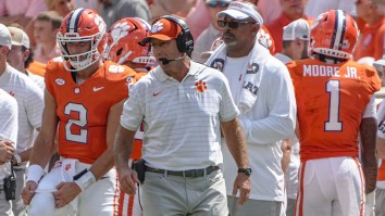 Dabo Swinney Gets Emotional After Incredibly Long And Painful Loss, Appears To Hold Back Tears