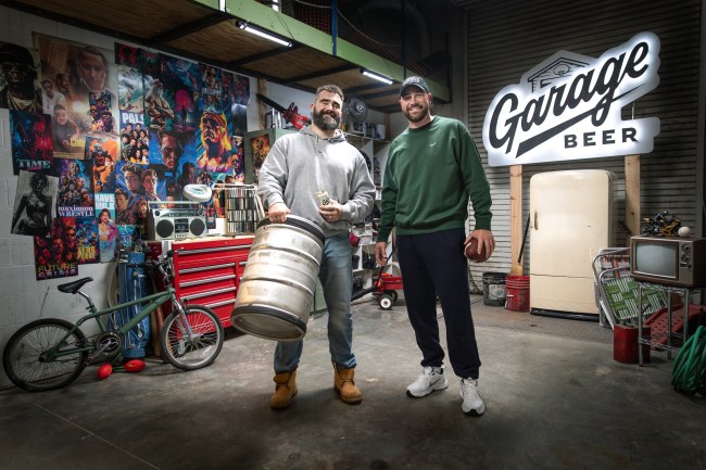 Jason and Travis Kelce Garage Beer