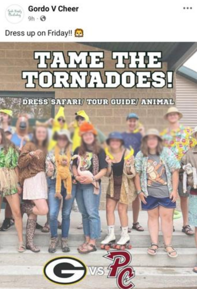 Gordo High School Facebook Post