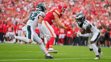 Travis Kelce Getting Clowned On For Terrible Start To Season Following Consecutive Game-Deciding Plays, Plus Injuring Teammate Xavier Worthy