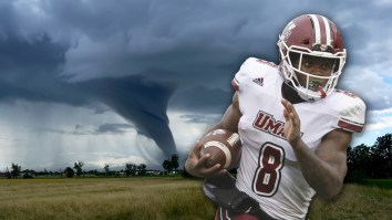 UMass Football Hides From Surprise Tornado As Wacky Weather Wreaks Havoc On Massachussetts