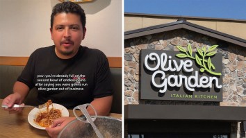 ‘Getting Angel Hair Is The Worst Mistake You Could’ve Made’: California Couple Go To Olive Garden For Never-Ending Pasta. Then They Realize Why You Shouldn’t Order The Rigatoni First