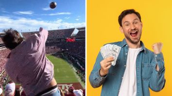 ‘Bro Paid Me $40 For My Ball’: Alabama Man Obtains A Football From A Fellow Fan In The Stands. Then He Throws It To ‘See If He’s Still Got It’
